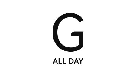 MarkRyden Global's All Day Commuter Series logo with bold 'G' symbol