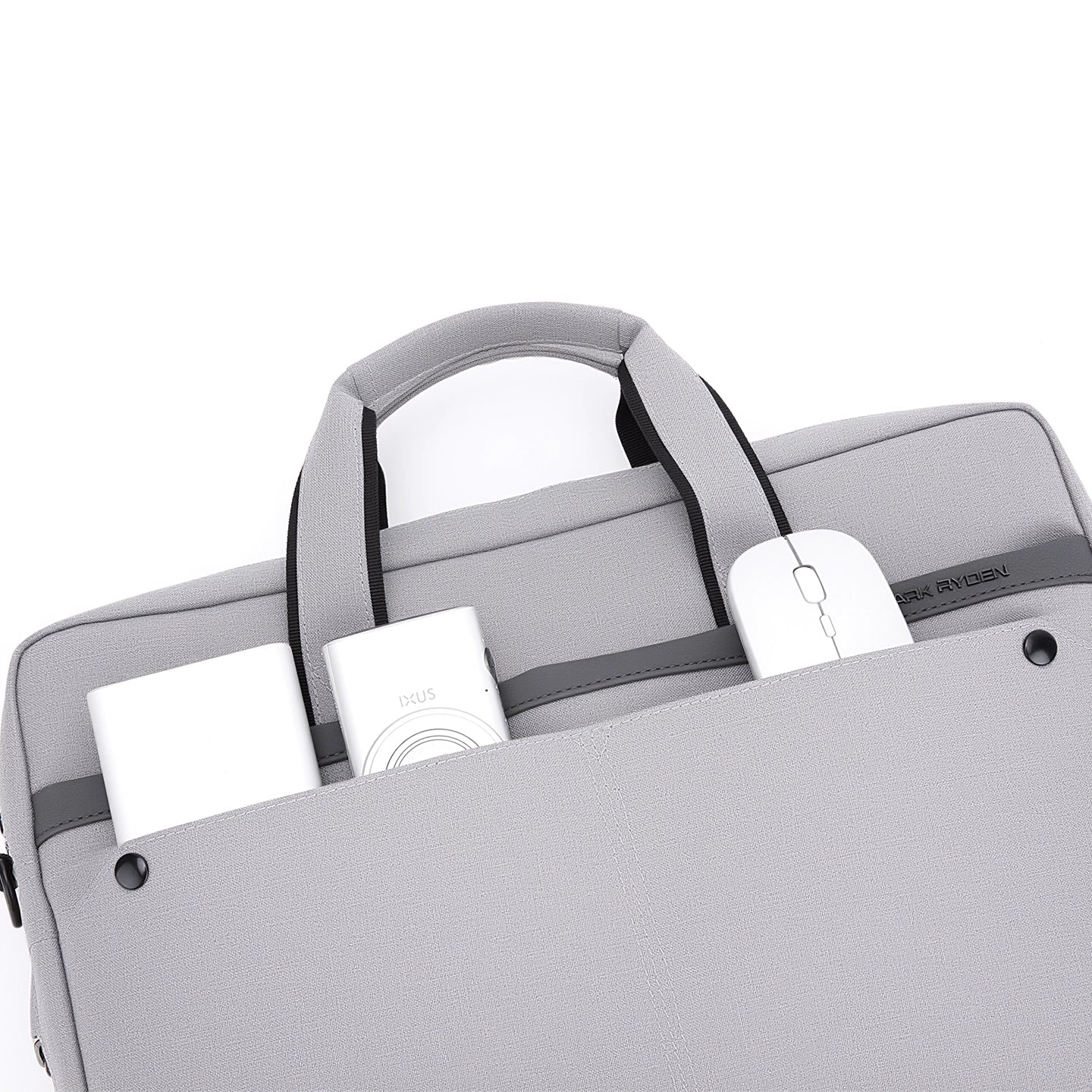 Classic I: MarkRyden Tech Commuter Computer Briefcase 14 / 15.6 inch in Gray