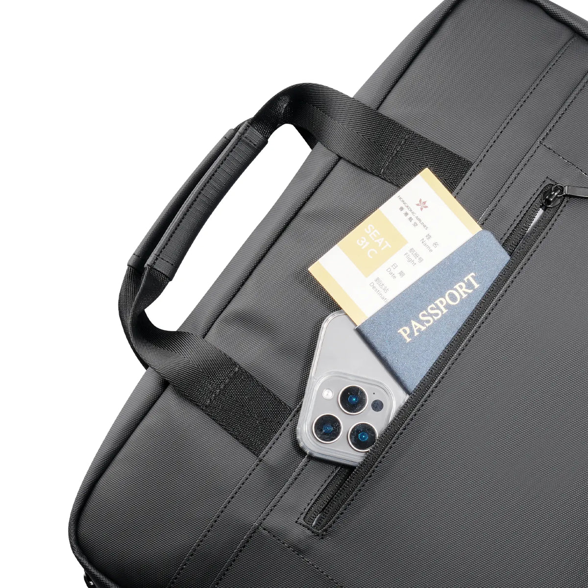 Classic V: Featherweight Water-resistant Briefcase For Urban Journeys