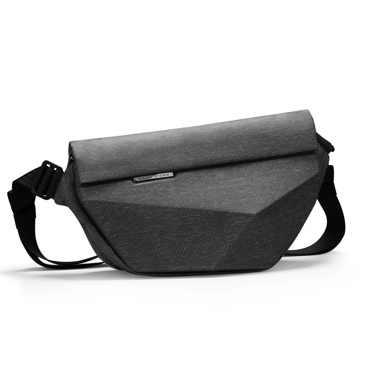 Diamond Facets: Large Capacity Waterproof Scratch-resistant Hard Case Crossbody Bag
