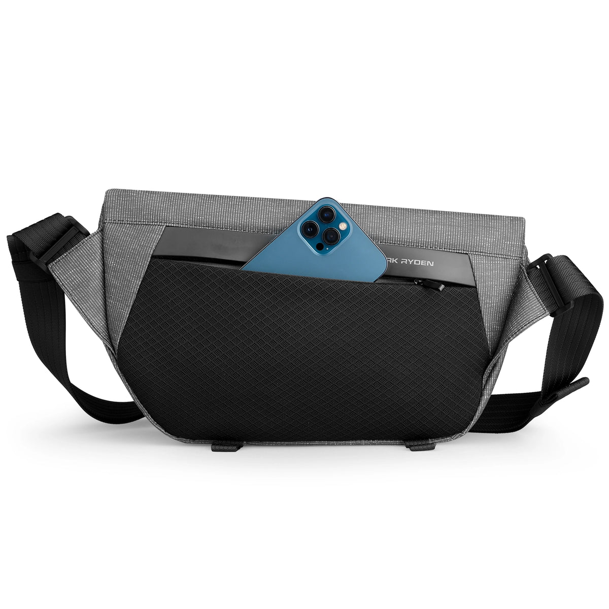 Diamond Facets: Large Capacity Waterproof Scratch-resistant Hard Case Crossbody Bag