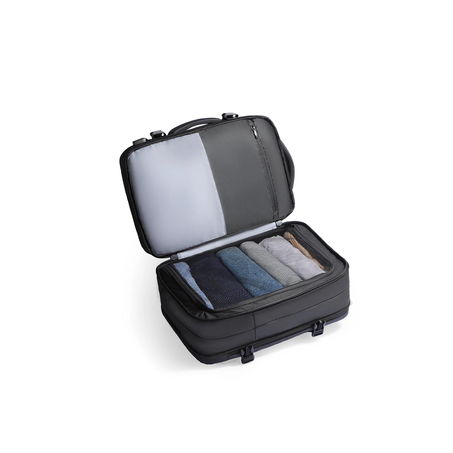 Expandos : sac à dos extensible polyvalent pour ordinateur portable pour voyager toute la journée