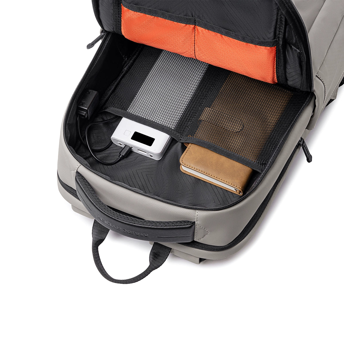 VaultCharge: 18.5L Business Laptop Backpack with EVA Diamond Bumper for Professionals