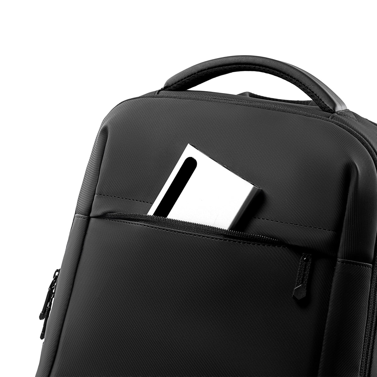 VaultCharge: 18.5L Business Laptop Backpack with EVA Diamond Bumper for Professionals