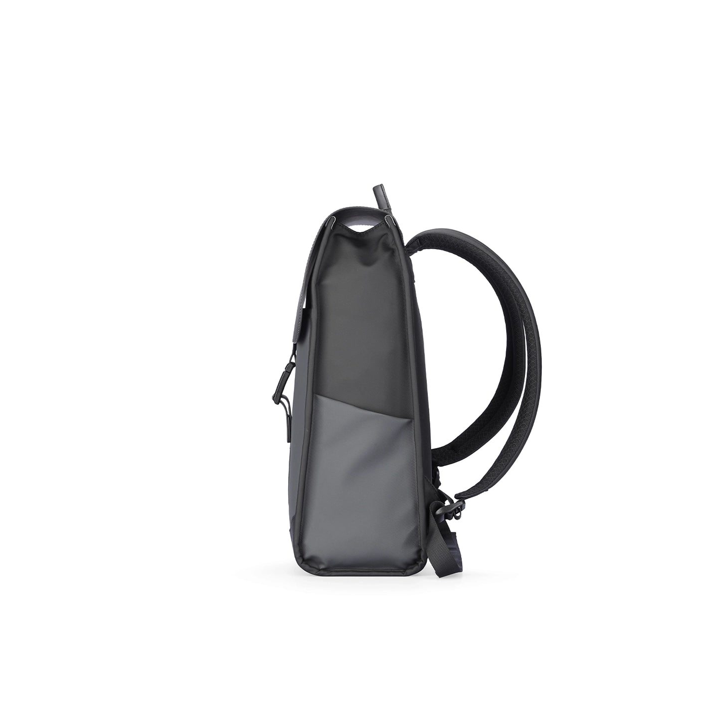 MUKE I: School Style Classic Business Work Black Oxford Backpack