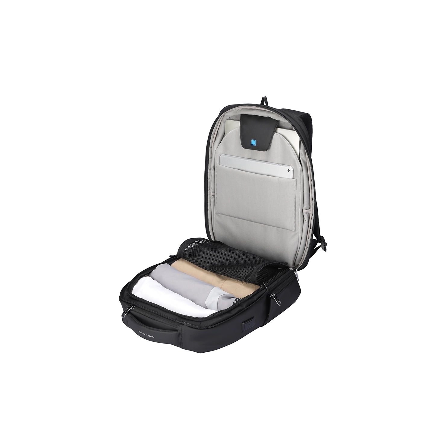 Protector II: Upgrade Diamond-cut Design Hard shell Waterproof Multifunctional Laptop Backpack