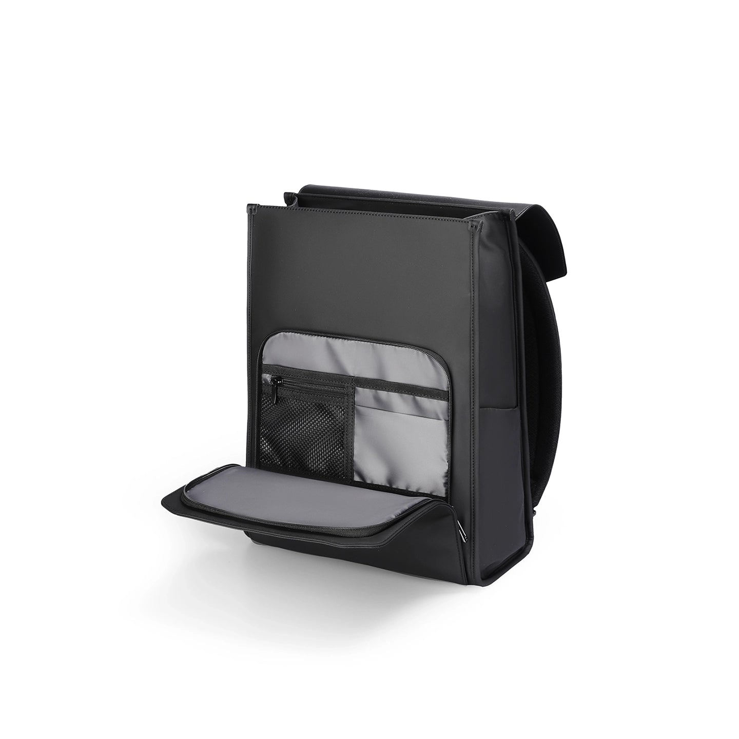 MUKE III: School Style Classic Business Work Black Oxford Backpack