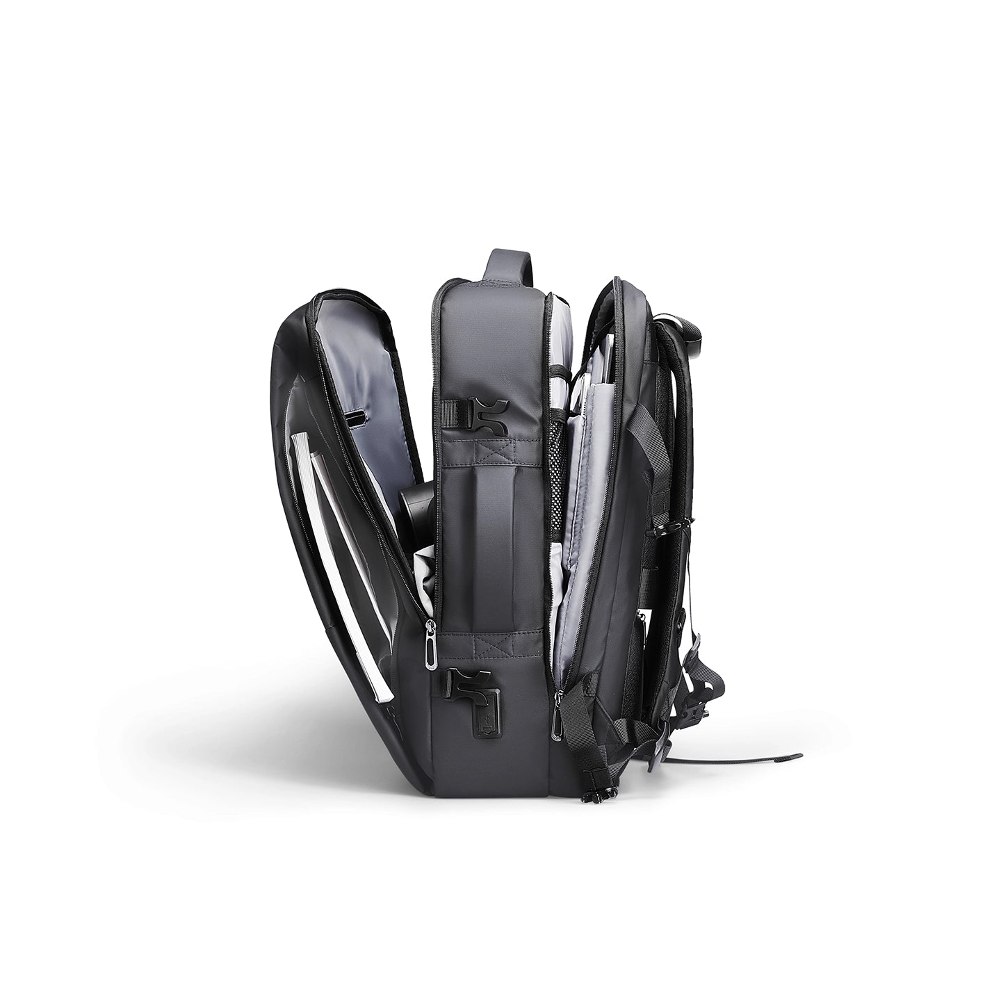 Super: Voyages d'affaires Voyage Collège Sac à dos à poche principale à trois couches 40L