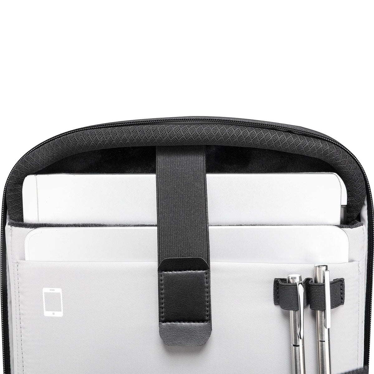 Das Ratio Arc Compartment: Wasserfester Laptop-Hartschalenrucksack
