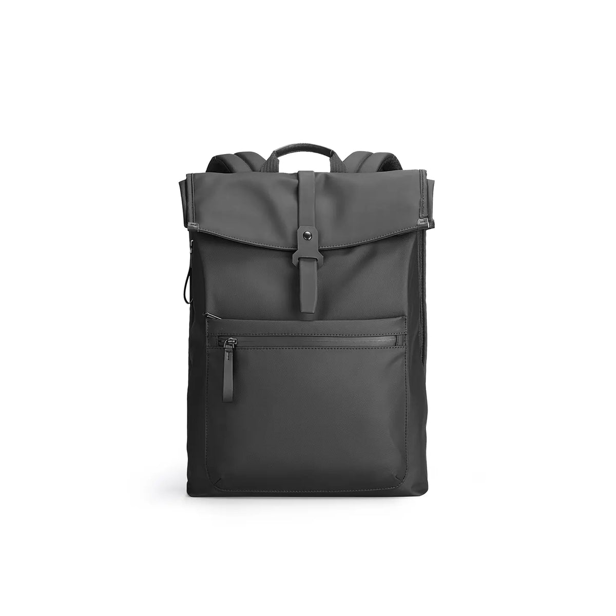 Trendy: Lässiger Rucksack aus Leder mit mehreren Fächern