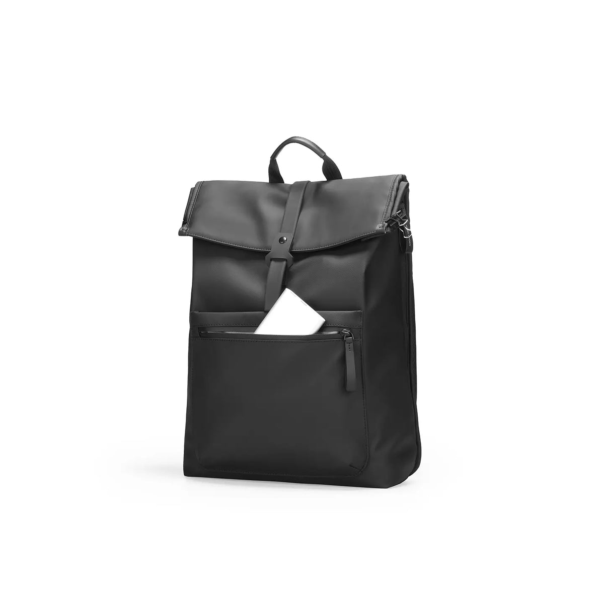 Trendy: Lässiger Rucksack aus Leder mit mehreren Fächern