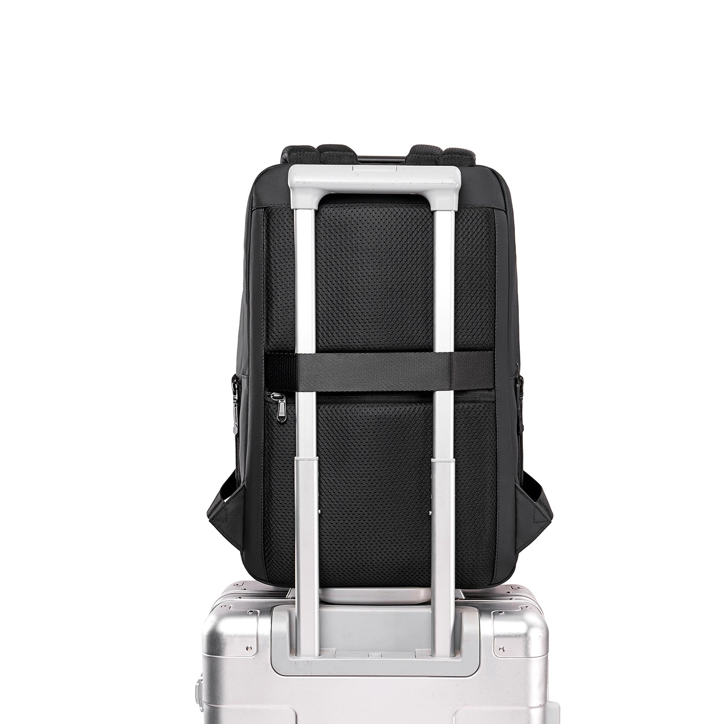 AeroBrief: 17L Business Laptop Backpack with 3D Breathable Back for Commuter