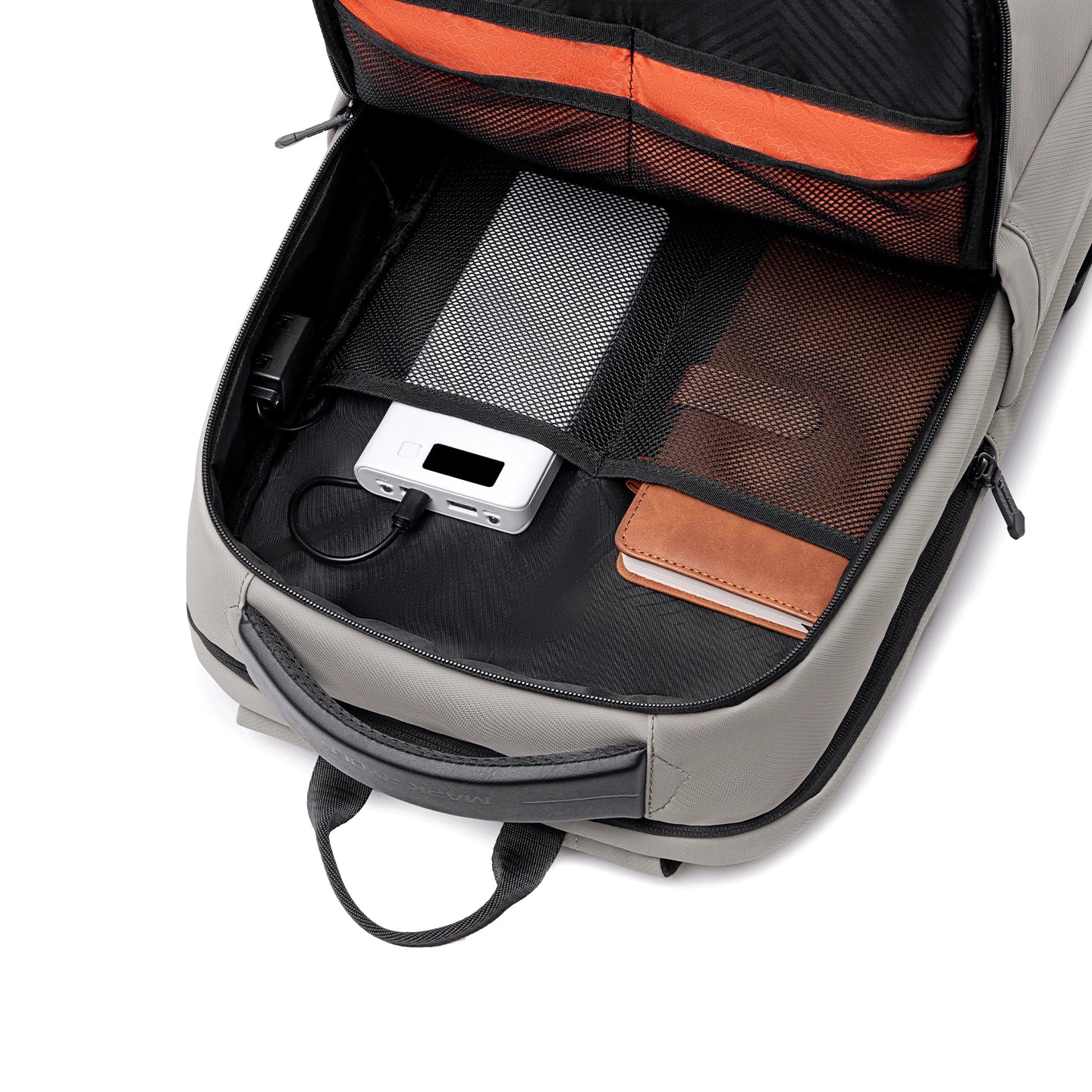 VaultPro: Business Backpack with EVA Diamond Protection & USB Charging