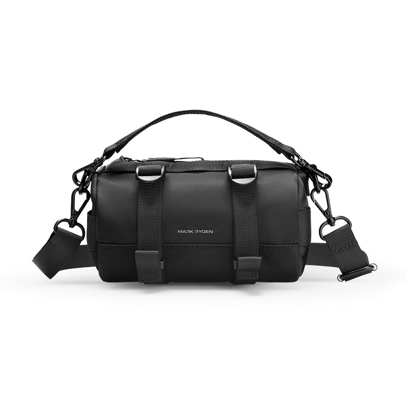 crossbody travel bag fashion MotoBarrel MR228: Cylinder Crossbody Bag with Strap For Fashion Forward