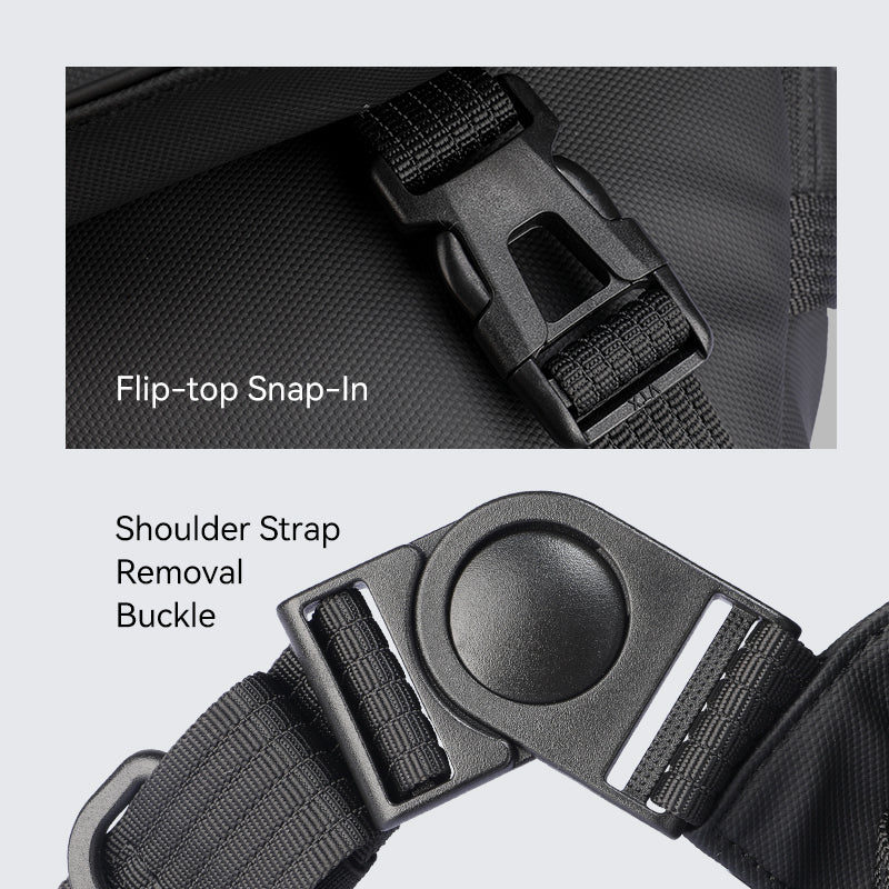 MarkRyden Global waterproof switch sling bag - flip-top buckle for urban gamers