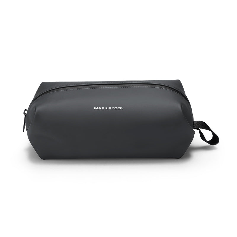 Mark Ryden Global black lightweight PU toiletry bag with brand logo