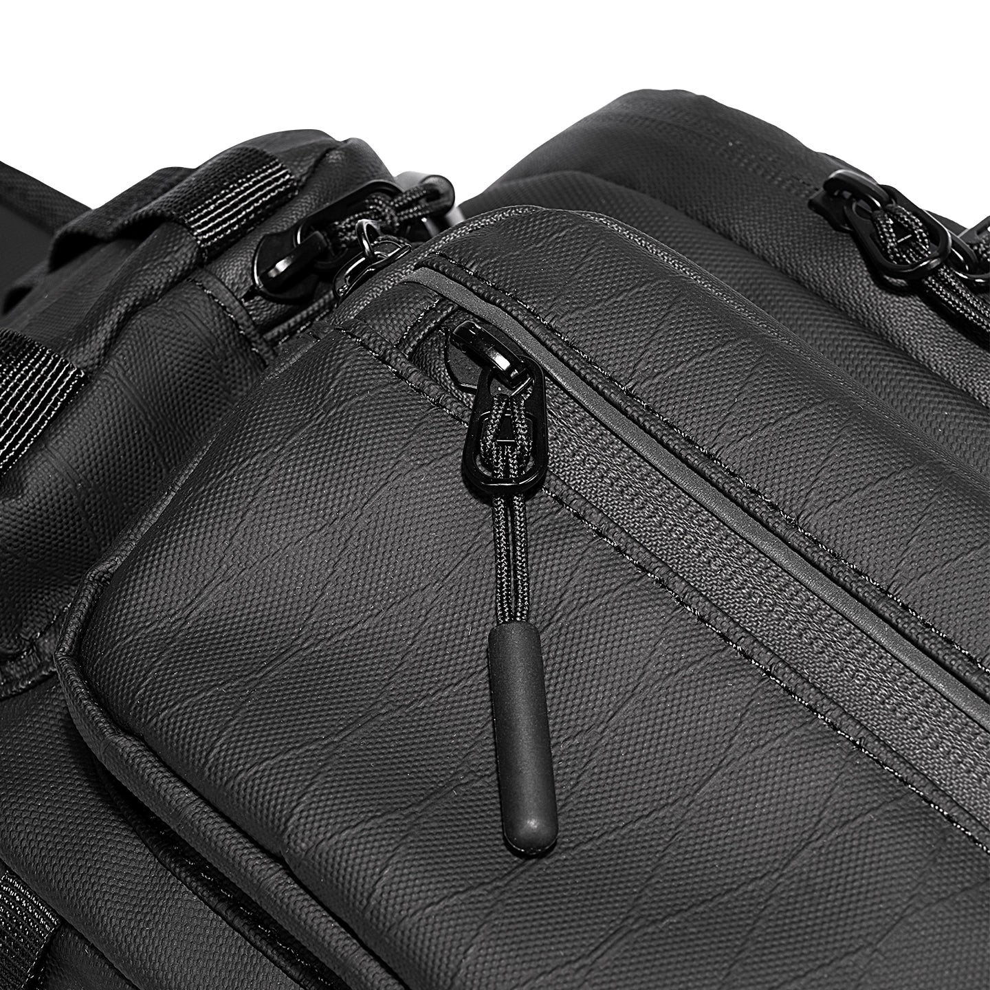 Mark Ryden Global's black waterproof crossbody bag with multi-pocket storage for explorers
