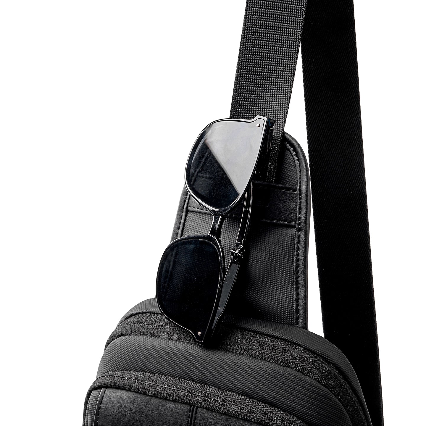 AeroCross: 6L Water-Resistant Crossbody Sling Bag with Sleek Business Design