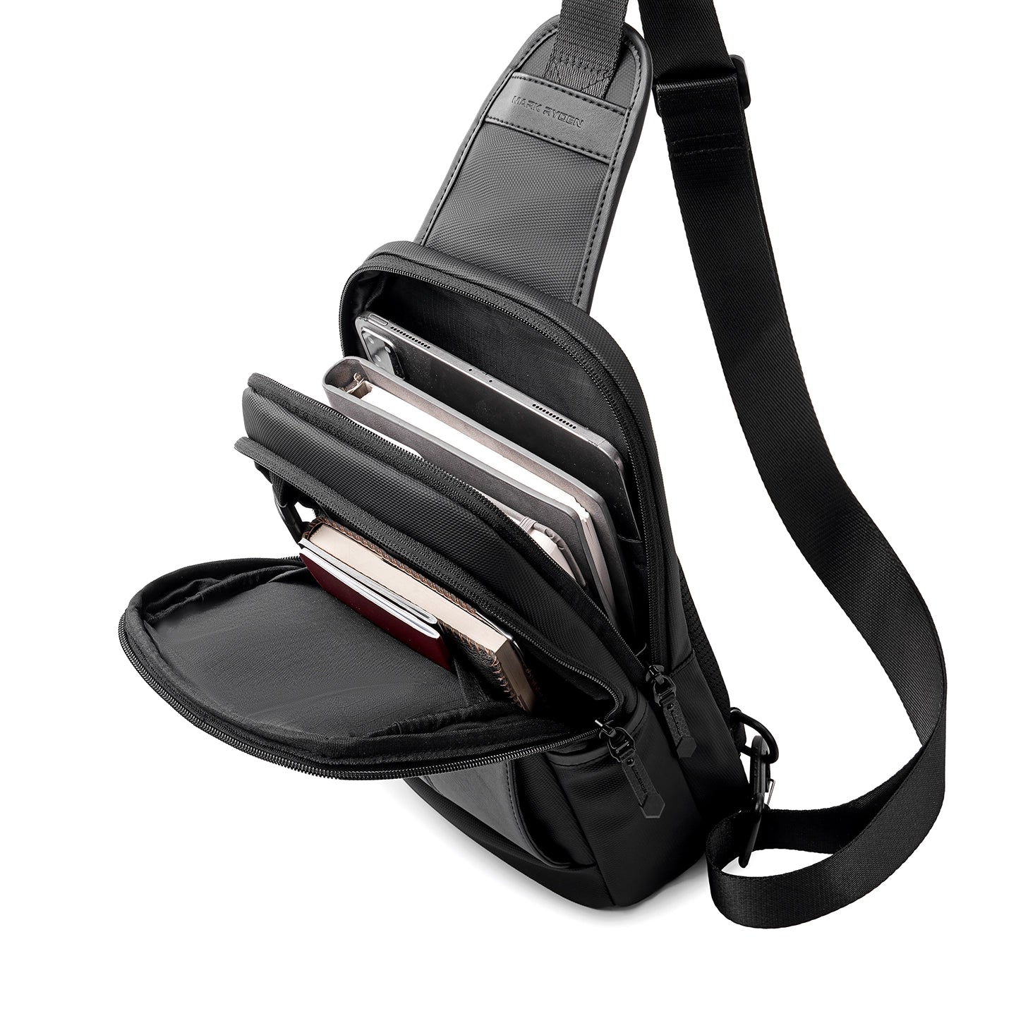 AeroCross: 6L Water-Resistant Crossbody Sling Bag with Sleek Business Design