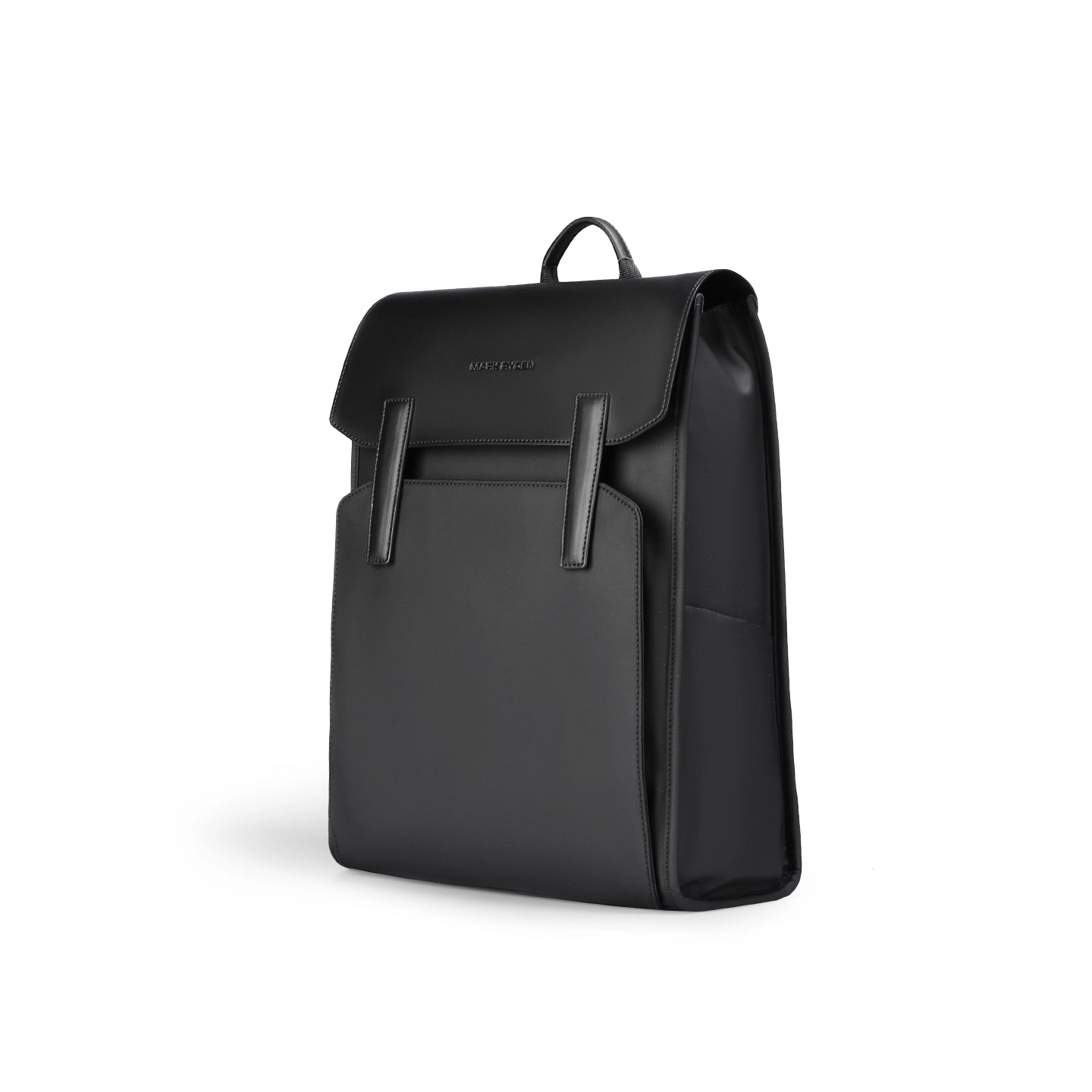 MUKE III: School Style Classic Business Work Black Oxford Backpack