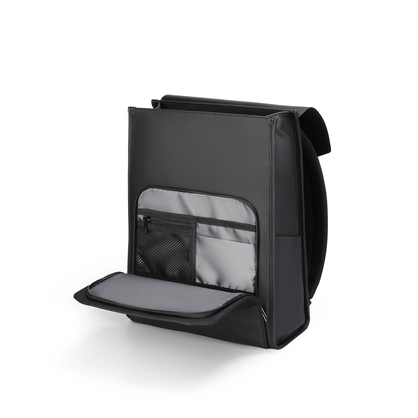 MUKE III: School Style Classic Business Work Black Oxford Backpack