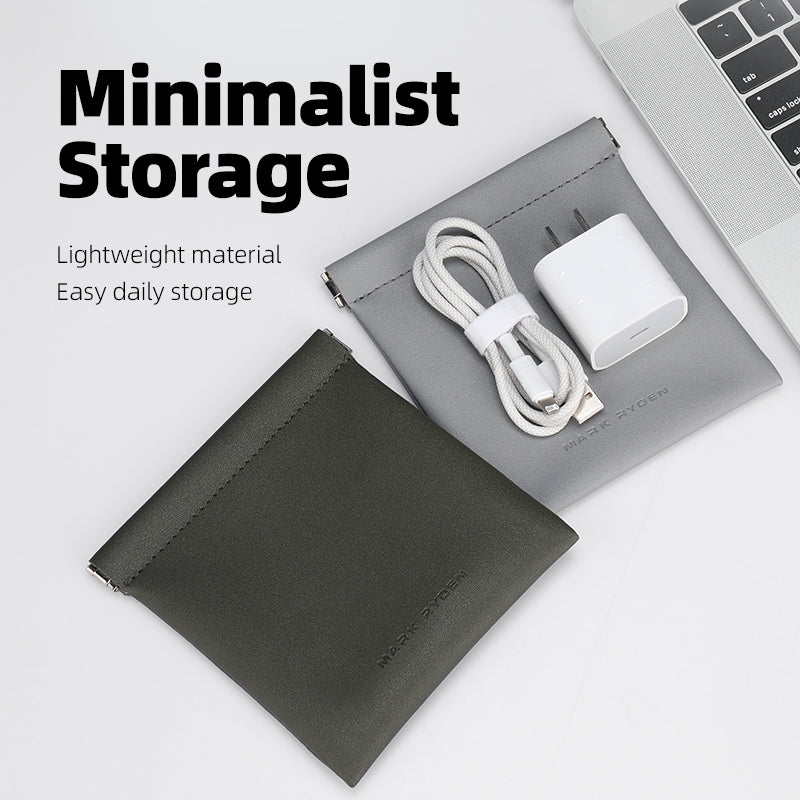 Mark Ryden Global minimalist gray pouches secure travel storage