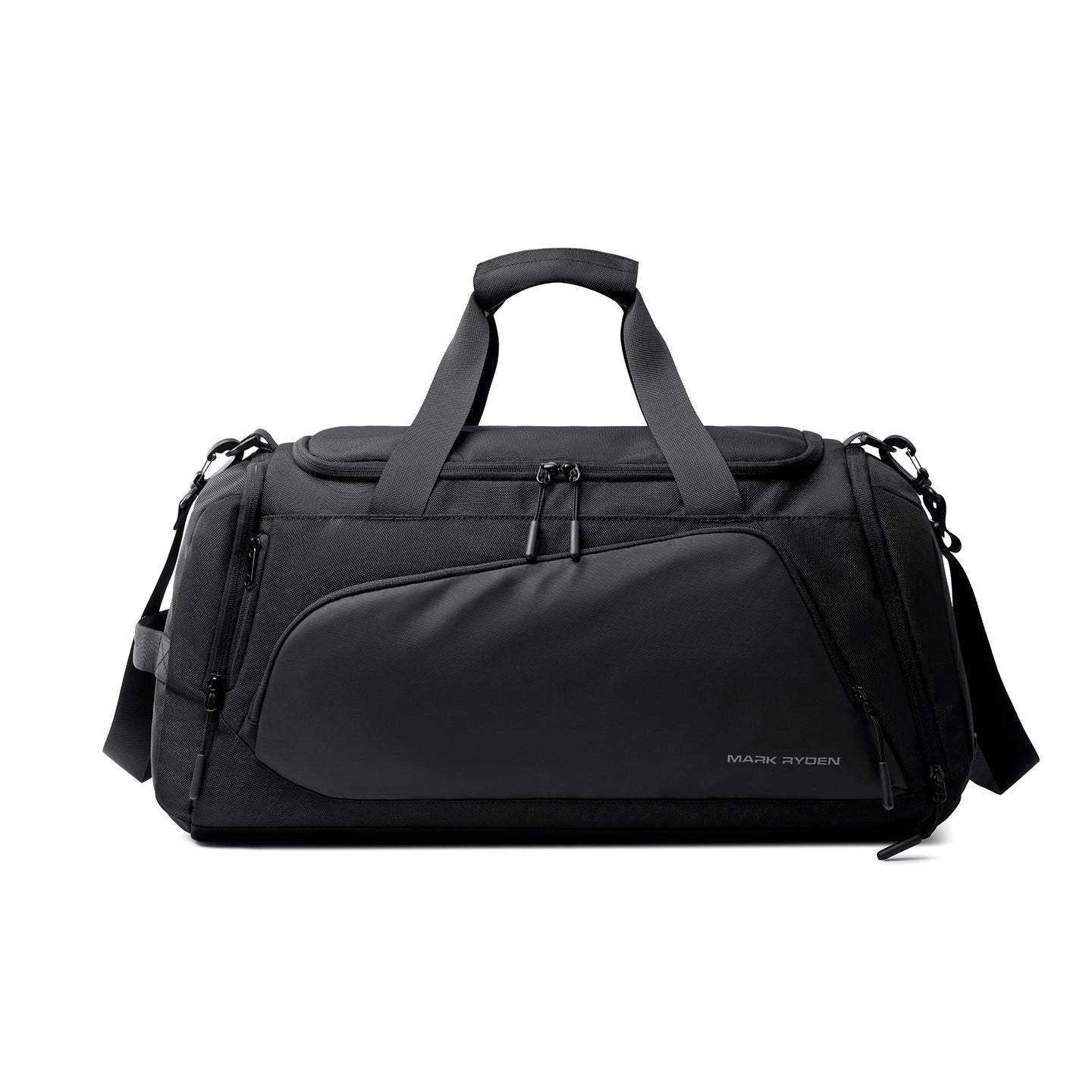Mark Ryden Worksman II large-capacity black gym travel duffel with wide-open design