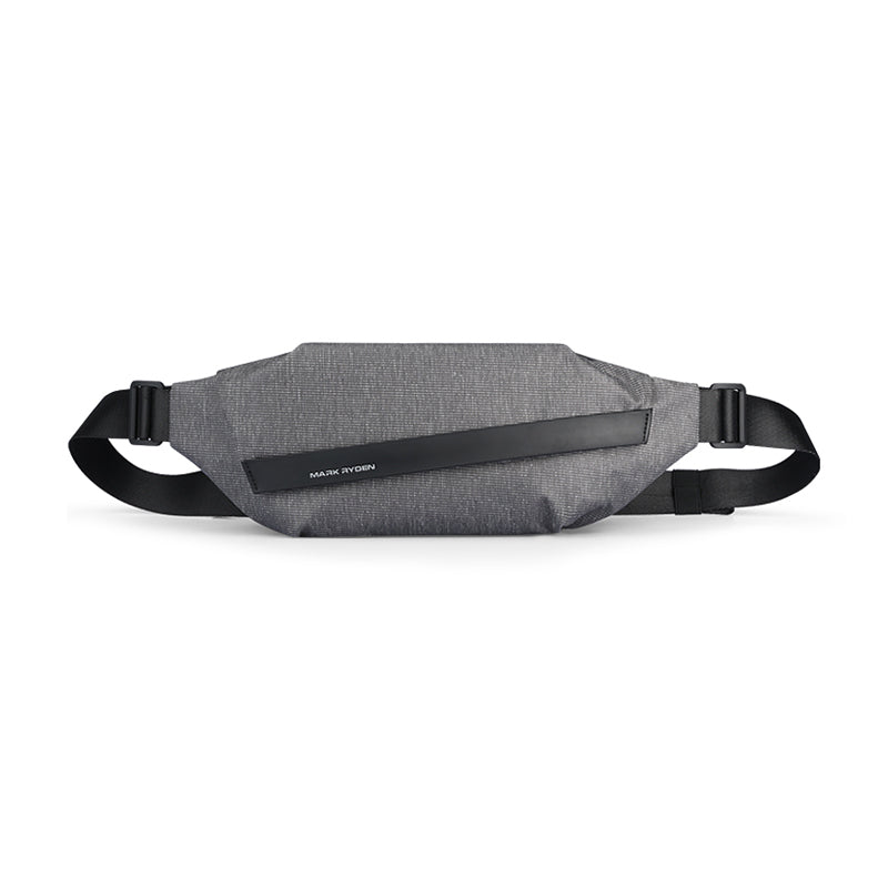 Gray oxford waterproof elegant crossbody bag by Mark Ryden
