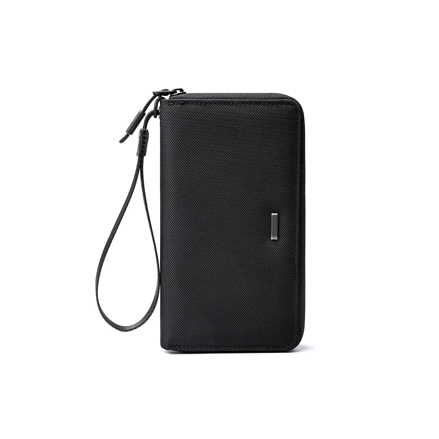 TetherZip: Wristlet Coin Wallet with Detachable Carry Strap and Inner Zipper Pocket