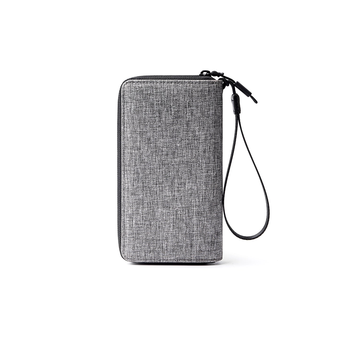 TetherZip: Wristlet Coin Wallet with Detachable Carry Strap and Inner Zipper Pocket