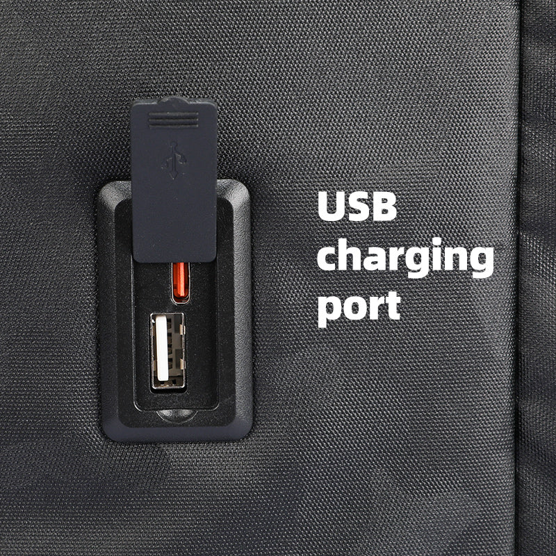 Mark Ryden Compacto Pro tactical commuter backpack USB charging port feature