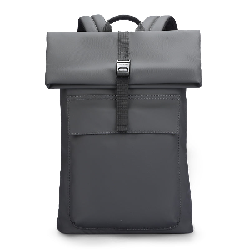Gray and Black Minimalist Backpack with Adjustable Straps Bags | Gray And Black Minimalist Backpack With Adjustable  main image 2