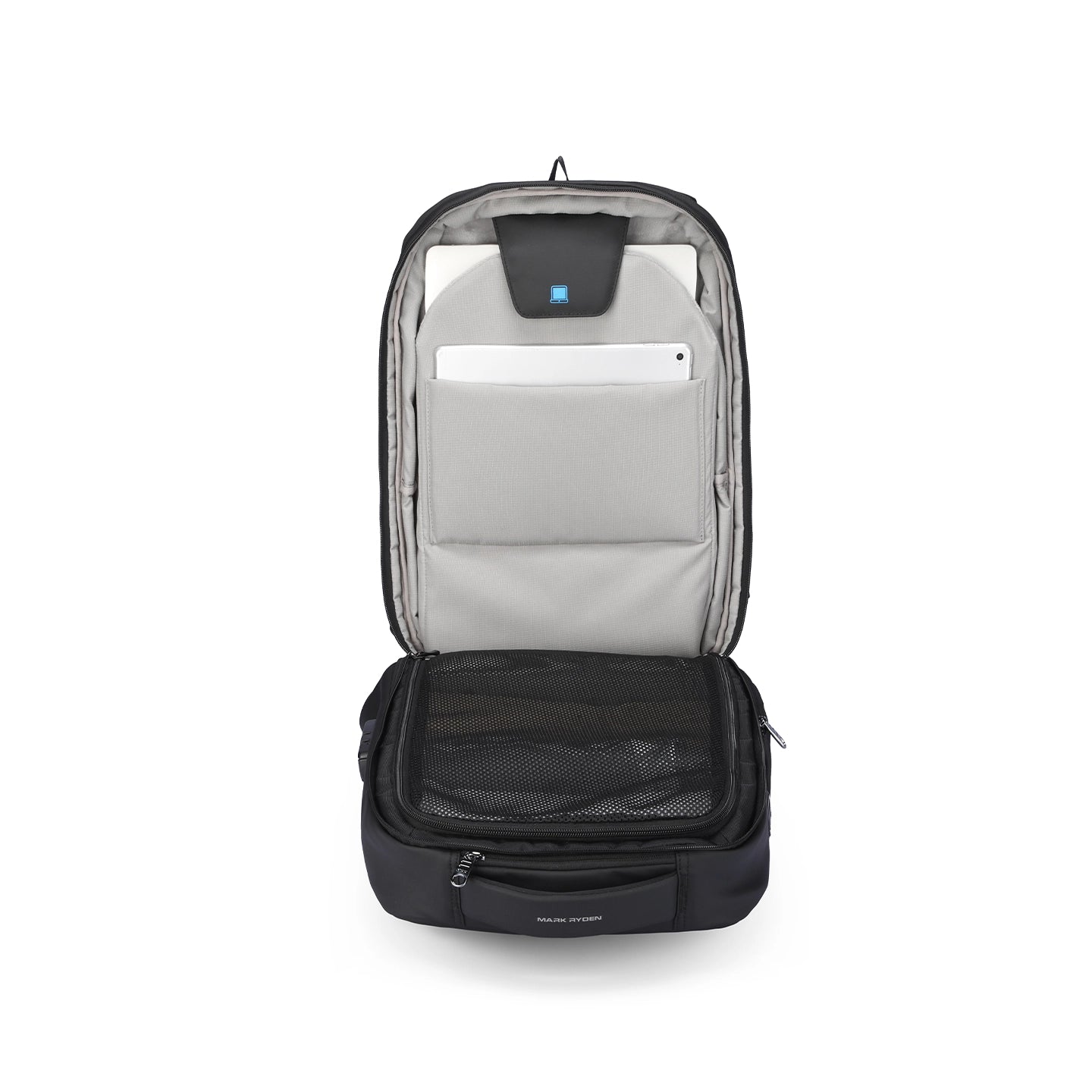 Protector II: Upgrade Diamond-cut Design Hard shell Waterproof Multifunctional Laptop Backpack