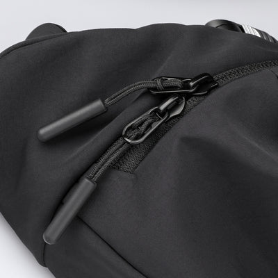 Mark Ryden Global ChillFlex black anti-theft sling bag zipper detail