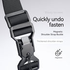 Mark Ryden Global's EasyGlide crossbody bag - black magnetic shoulder strap buckle