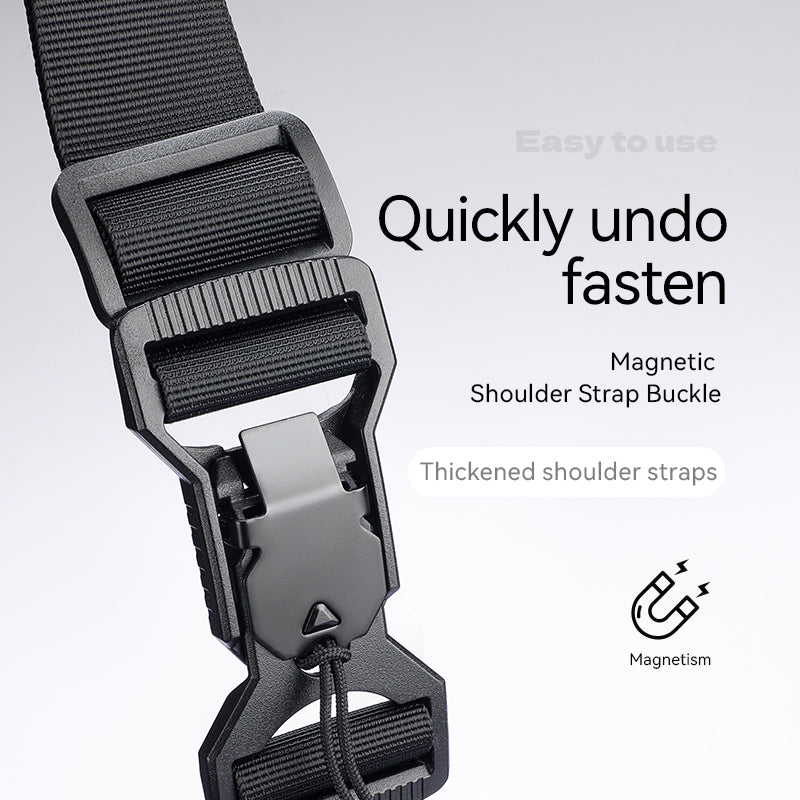 Mark Ryden Global's EasyGlide crossbody bag - black magnetic shoulder strap buckle