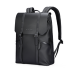 Mark Ryden black Oxford business backpack with buckles