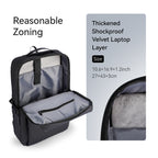 Mark Ryden Global waterproof leather commuter backpack with shockproof laptop compartment