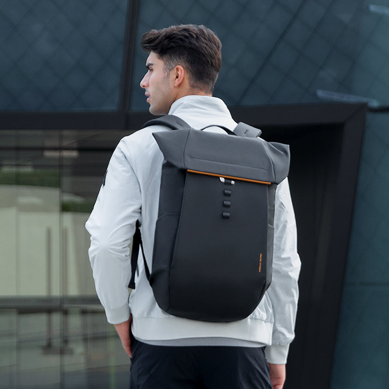 MARK RYDEN Global 180° closure 28L dark gray backpack modern traveler