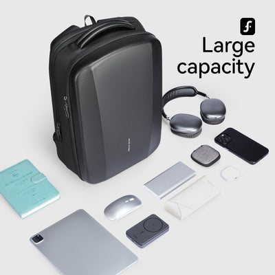 big capacity laptop backpack The Ratio Arc Compartment F_MR8011: Hard-shell Waterproof Laptop Backpack