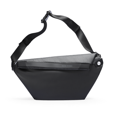 Mark Ryden Global sleek black chest bag with adjustable strap - modern daily travel accessory