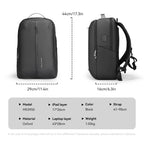 Mark Ryden Global black waterproof scratch-resistant Sienet MR3950 backpack with dimensions