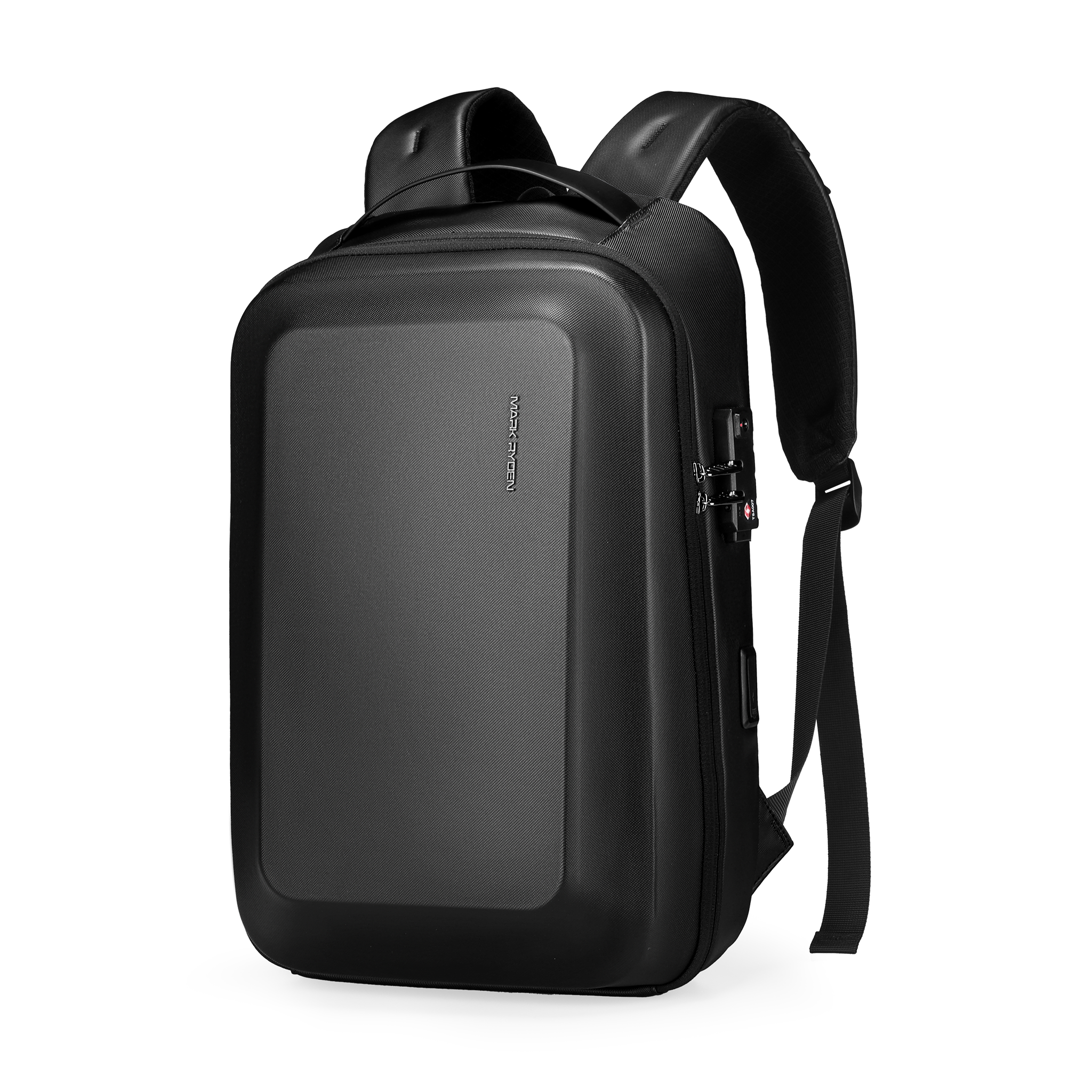 Black Mark Ryden GuardianShell secure hardshell backpack for modern travelers