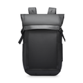 Mark Ryden Urban Travel Multifunctional Backpack in dark gray with black accents, featuring roll-top closure, side pockets, and durable fabric for modern travelers.