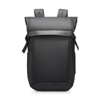 Mark Ryden Urban Travel Multifunctional Backpack in dark gray with black accents, featuring roll-top closure, side pockets, and durable fabric for modern travelers.