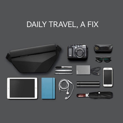 MARK RYDEN Global diamond facets waterproof crossbody bag with daily travel items