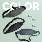 MarkRyden Light Ⅰ Super Lightweight Daily Crossbody Bag in Green, Black, and Gray with adjustable straps