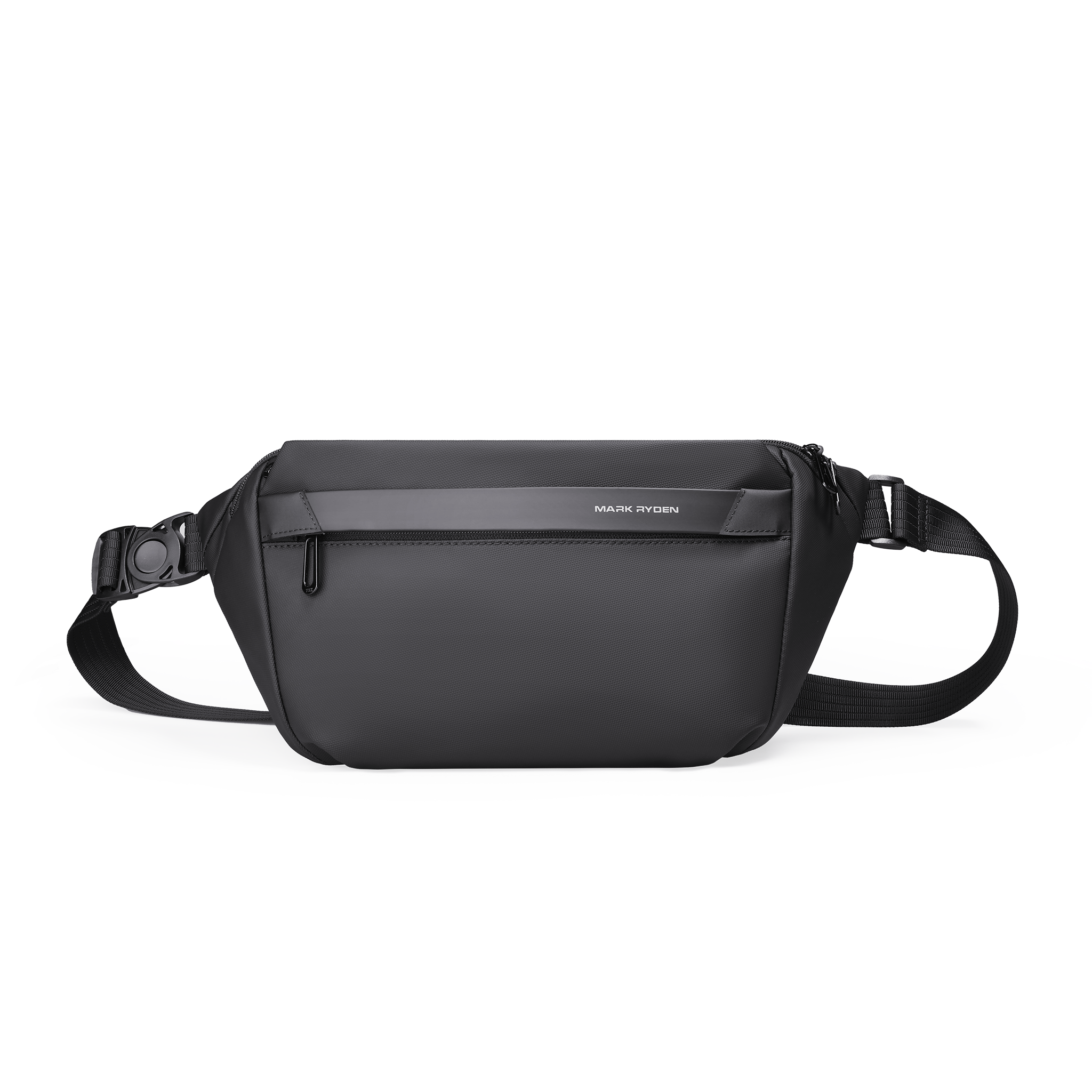 Mark Ryden black waterproof crossbody satchel with adjustable strap