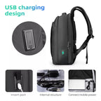 Mark Ryden Global Slim II anti-theft backpack - black USB charging commuting companion