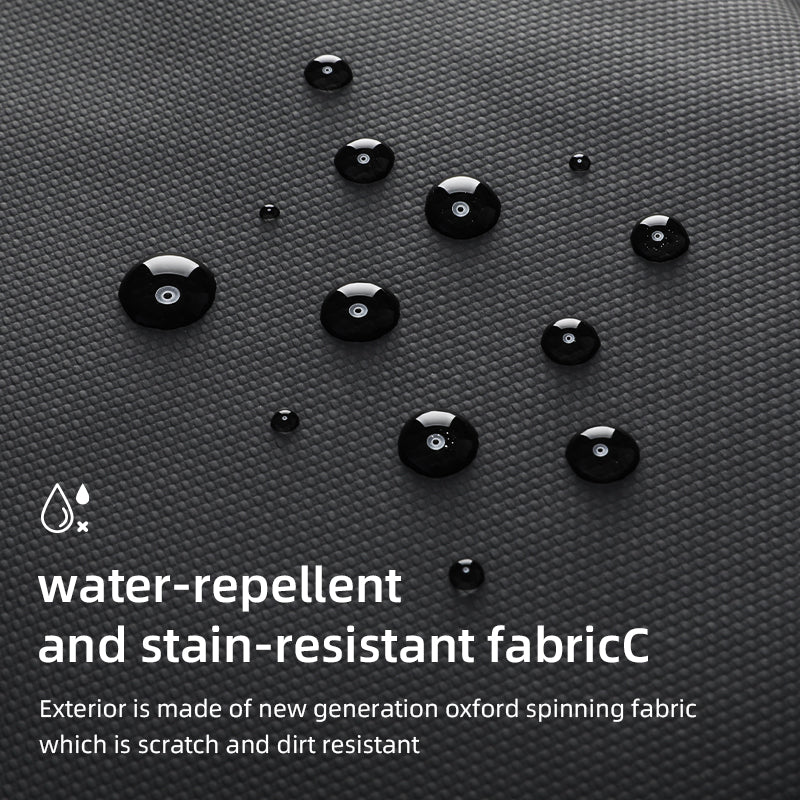 Mark Ryden Global: Black water-repellent fabric for trendy leather backpack
